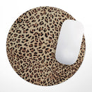Brown Vector Leopard Print// WaterProof Rubber Foam Backed Anti-Slip Mouse Pad for Home Work Office or Gaming Computer Desk