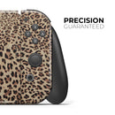 Brown Vector Leopard Print // Skin Decal Wrap Kit for Nintendo Switch Console & Dock, Joy-Cons, Pro Controller, Lite, 3DS XL, 2DS XL, DSi, or Wii - Vinyl Skin Wrap for Nintendo Switch 2, OLED, Lite, Pro Controller, Wii & Classic Handhelds