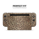 Brown Vector Leopard Print // Skin Decal Wrap Kit for Nintendo Switch Console & Dock, Joy-Cons, Pro Controller, Lite, 3DS XL, 2DS XL, DSi, or Wii - Vinyl Skin Wrap for Nintendo Switch 2, OLED, Lite, Pro Controller, Wii & Classic Handhelds