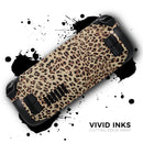 Brown Vector Leopard Print // Full Body Skin Decal Wrap Kit for the Steam Deck handheld gaming computer