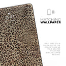 Brown Vector Leopard Print - Full Body Skin Decal for the Apple iPad Pro 12.9", 11", 10.5", 9.7", Air or Mini (All Models Available)