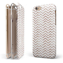 Brown Watercolor Chevron iPhone 6/6s or 6/6s Plus 2-Piece Hybrid INK-Fuzed Case
