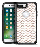 Brown Watercolor Chevron - iPhone 7 Plus/8 Plus OtterBox Case & Skin Kits