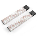 Brown Watercolor Chevron - Premium Decal Protective Skin-Wrap Sticker compatible with the Juul Labs vaping device