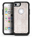 Brown Watercolor Chevron - iPhone 7 or 8 OtterBox Case & Skin Kits