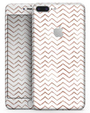 Brown Watercolor Chevron - Skin-kit for the iPhone 8 or 8 Plus