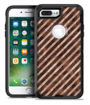 Brown Watercolor Diagonal Stripes - iPhone 7 Plus/8 Plus OtterBox Case & Skin Kits