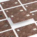 Brown Watercolor Diagonal Stripes - Premium Protective Decal Skin-Kit for the Apple Credit Card