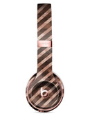Brown Watercolor Diagonal Stripes Full-Body Skin Kit for the Beats by Dre Solo 3 Wireless Headphones