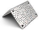 Brown Watercolor Dots over White - MacBook Air Skin Kit
