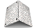 Brown Watercolor Dots over White - MacBook Pro with Retina Display Full-Coverage Skin Kit