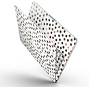 Brown Watercolor Dots over White - MacBook Pro with Retina Display Full-Coverage Skin Kit