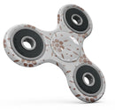 Brown Watercolor Flowers V1 Full-Body Fidget Spinner Skin-Kit