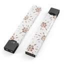 Brown Watercolor Flowers V1 - Premium Decal Protective Skin-Wrap Sticker compatible with the Juul Labs vaping device