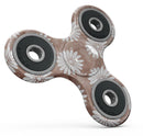 Brown Watercolor Flowers V2 Full-Body Fidget Spinner Skin-Kit