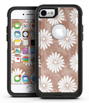 Brown Watercolor Flowers - iPhone 7 or 8 OtterBox Case & Skin Kits