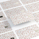 Brown Watercolor Pedals - Premium Protective Decal Skin-Kit for the Apple Credit Card