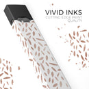 Brown Watercolor Pedals - Premium Decal Protective Skin-Wrap Sticker compatible with the Juul Labs vaping device