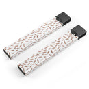 Brown Watercolor Pedals - Premium Decal Protective Skin-Wrap Sticker compatible with the Juul Labs vaping device