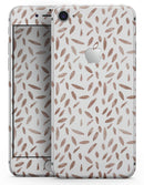 Brown Watercolor Pedals - Skin-kit for the iPhone 8 or 8 Plus
