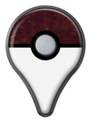 Brown and Copper Abstract Geometric Shapes Pokémon GO Plus Vinyl Protective Decal Skin Kit