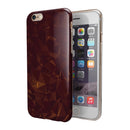 Brown and Copper Abstract Geometric Shapes iPhone 6/6s or 6/6s Plus 2-Piece Hybrid INK-Fuzed Case