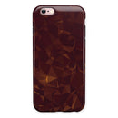 Brown and Copper Abstract Geometric Shapes iPhone 6/6s or 6/6s Plus 2-Piece Hybrid INK-Fuzed Case