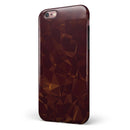 Brown and Copper Abstract Geometric Shapes iPhone 6/6s or 6/6s Plus 2-Piece Hybrid INK-Fuzed Case
