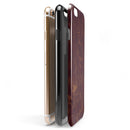 Brown and Copper Abstract Geometric Shapes iPhone 6/6s or 6/6s Plus 2-Piece Hybrid INK-Fuzed Case