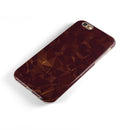 Brown and Copper Abstract Geometric Shapes iPhone 6/6s or 6/6s Plus 2-Piece Hybrid INK-Fuzed Case
