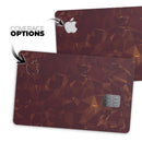 Brown and Copper Abstract Geometric Shapes - Premium Protective Decal Skin-Kit for the Apple Credit Card