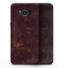 Brown and Copper Abstract Geometric Shapes - Samsung Galaxy S8 Full-Body Skin Kit
