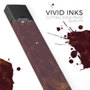 Brown and Copper Abstract Geometric Shapes - Premium Decal Protective Skin-Wrap Sticker compatible with the Juul Labs vaping device