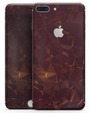 Brown and Copper Abstract Geometric Shapes - Skin-kit for the iPhone 8 or 8 Plus
