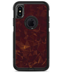 Brown and Copper Abstract Geometric Shapes - iPhone X OtterBox Case & Skin Kits