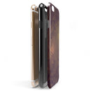 Brown and Gold Geometric Triangles iPhone 6/6s or 6/6s Plus 2-Piece Hybrid INK-Fuzed Case