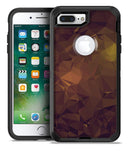 Brown and Gold Geometric Triangles - iPhone 7 Plus/8 Plus OtterBox Case & Skin Kits
