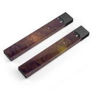 Brown and Gold Geometric Triangles - Premium Decal Protective Skin-Wrap Sticker compatible with the Juul Labs vaping device