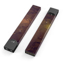 Brown and Gold Geometric Triangles - Premium Decal Protective Skin-Wrap Sticker compatible with the Juul Labs vaping device