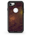 Brown and Gold Geometric Triangles - iPhone 7 or 8 OtterBox Case & Skin Kits