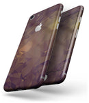 Brown and Gold Geometric Triangles - Skin-kit for the iPhone 8 or 8 Plus