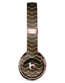 Brown and Gold Watercolor Cheveron Full-Body Skin Kit for the Beats by Dre Solo 3 Wireless Headphones