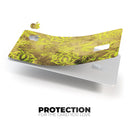 Brown and Lime Green Floral Damask Pattern - Premium Protective Decal Skin-Kit for the Apple Credit Card