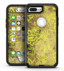 Brown and Lime Green Floral Damask Pattern - iPhone 7 Plus/8 Plus OtterBox Case & Skin Kits