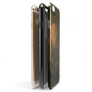 Brown and Orange Abstract Shapes iPhone 6/6s or 6/6s Plus 2-Piece Hybrid INK-Fuzed Case