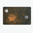 Brown and Orange Abstract Shapes - Premium Protective Decal Skin-Kit for the Apple Credit Card