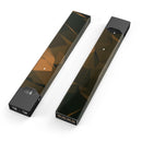 Brown and Orange Abstract Shapes - Premium Decal Protective Skin-Wrap Sticker compatible with the Juul Labs vaping device