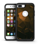 Brown and Orange Abstract Shapes - iPhone 7 or 7 Plus Commuter Case Skin Kit