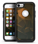Brown and Orange Abstract Shapes - iPhone 7 or 7 Plus Commuter Case Skin Kit