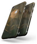Brown and Orange Abstract Shapes - Skin-kit for the iPhone 8 or 8 Plus